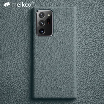 Melkco Genuína, bolsa em Couro Para Samsung Galaxy S22 Ultra S21 Note20 Ultra Casos de Moda de luxo de Couro de Negócios Tampa do Telefone