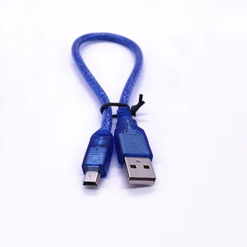 USB 2.0 Tipo A Macho Para Mini B 5pin Masculino PC Cabo de Dados Cabo de Leva Comprimento de 30cm