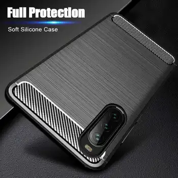 Donmeioy à prova de Choque Soft Case Para Sony Xperia 10 III II Tampa da caixa do Telefone