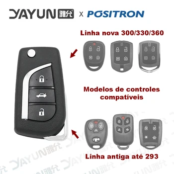YAYUN Modificado Faca Chave Toyota TY-03 de Pósitrons Flex Botões de Alarme Novo e o Antigo de Linha Até 293 300 330 360 Frete Grátis