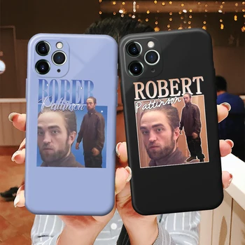 Engraçado Robert Pattinson Caso de Telefone para o iPhone 13 12 11 Pro Max XR XS 13mini 8 7 6 6S Mais SE 2020 TPU Macio de Silicone Coque Tampa