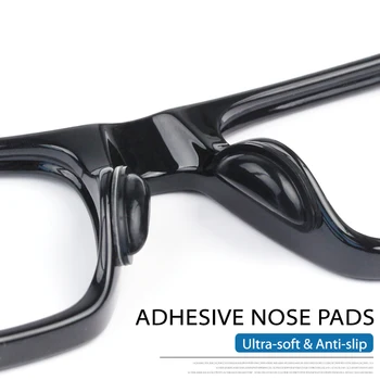 COLOUR_MAX de Silicone de Óculos de Almofadas de Nariz Adesivo de Silicone Anti-Derrapante Vara Nosepads para Óculos de sol Óculos de 6 Pares