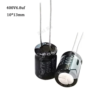 10PCS Superior de qualidade 400V6.8UF 10*13 6.8 UF 400V 10*13MM capacitor Eletrolítico hjxrhgal