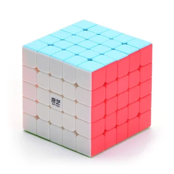 Droxma Novo QiYi Zheng Qi S 5x5 Magia Cubos de Quebra-cabeça Velocidade de Brinquedos Mágico Cubo 5x5x5 Stickerless