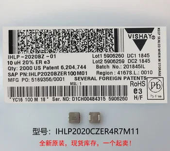 (10) Novo 100% original qualidade IHLP2020CZER4R7M11 4.7 UH 5X5X3MM integrado de alta corrente de indutores