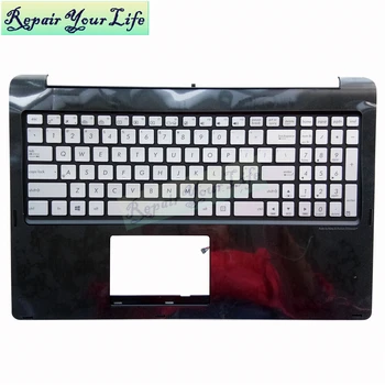 Retroiluminação do teclado do Portátil para ASUS Q551LN Q551L Q551 NÓS Capa preta Topcase apoio para as Mãos Originais 90NB0691-R31US1 13NB0691P02021