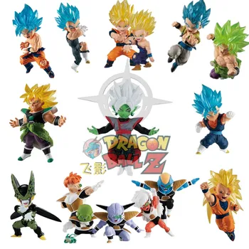 Bandai Genuínos DOCES BRINQUEDO Dragon Ball Adverge Movimento Gogeta Broli Filho Gohan, Filho de Goku, Vegeta, IV Broli Figura de Ação do Modelo de Brinquedos