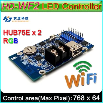 HD-WF2 HUB75E da cor Completa de LED sinal cartão de controle,de Texto e de imagens de exibição cartão de controle,Suporte convencional IC