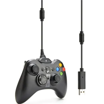 1,5 m Cabo de Carregamento USB para controle Xbox 360 sem Fio Controlador de Jogo Jogo de Carregamento do Cabo do Carregador Cabo de Alta Qualidade Jogo de Acessórios 2021