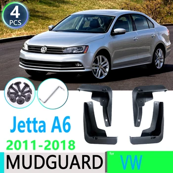 a Volkswagen VW Jetta A6 5C6 Mk6 6 2011~2018 Carro Fender pára-lama Lama de Retalhos, Protetor de Respingo Aba pára-lamas de Acessórios para carros