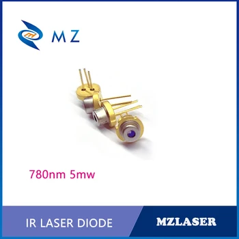 Laser de Diodo 780nm 5mw 60℃ Infrared IR de Grau Industrial CW PARA-18 Embalagem de Venda Quente