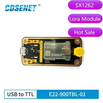 SX1262 LoRa Módulo de 5km de Longo Alcance, 868M 915MHz Transceptor Placa de Teste Kits USB E22-900TBL-01 rf Conselho de Desenvolvimento para