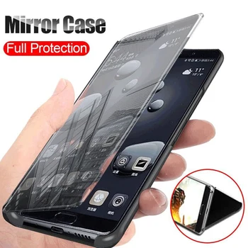Samsunga21s Caso Galaxya21s Cobre Espelho Inteligente Flip Case Para Samsung Galaxy A21s A21c Um 21s 21c sm-a217f/ds 6.5