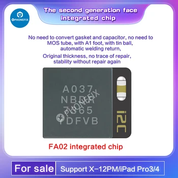 I2C FA02 Rosto Chip Integrado Matricial IC A1 Pin para o iPhone 12 X Pro Max iPAD 3 4 ID Face de Reparação Suporta i6S Programadores