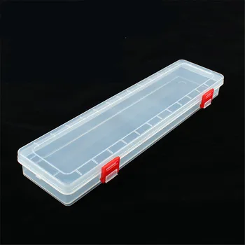 14 cm de comprimento partes transparentes caixa de ferramenta estendida caixa de PP transparente caixa de ferramenta da caixa de armazenamento