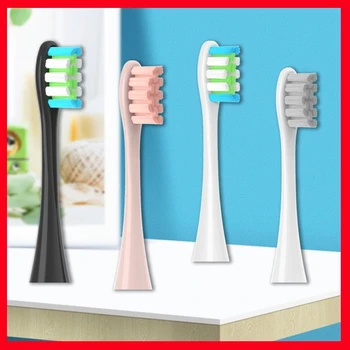 2pcs Substituições Cabeça da Escova bicos para Oclean X Pro/ X / ZI/ F1/Ar 2/Um/SE Sonic Escova de dentes Elétrica Profunda Limpeza de Cabeças
