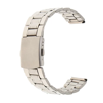 Liberação rápida de Aço Inoxidável Relógio Banda Pulseira Bracelete para Homens Mulheres Assista