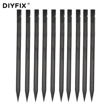 DIYFIX 10 em 1 de Plástico Spudger Anti Estático de Nylon Stick Retire Ferramenta de Abertura para o iPhone, iPad, Samsung Celular de Reparação Conjunto de Ferramentas de Mão
