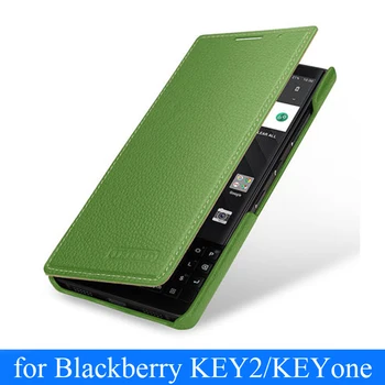 Genuíno Caso de Couro Para Blackberry KEY2 Livro Flip Negócio de Telefone Caso Blackberry CHAVE 2 Shell Capa para Blackberry KEYone