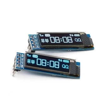 0.91 polegadas OLED módulo branco/azul OLED 128X32 LCD Display LED SSD1306 12864 0.91 IIC i2C Comunicar para ardunio