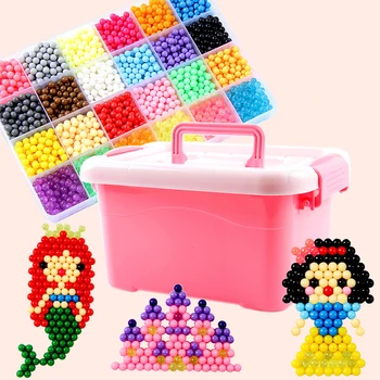 DIY Água Esferas Conjunto de Brinquedos para Crianças Montessori de Educação Cérebro Caixa Mágica Crianças Artesanal de Brinquedos para Meninas Meninos 3 5 7 8 Anos