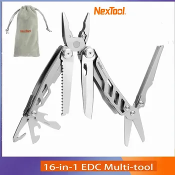 NexTool 16 In1 EDC Exterior Conjunto de Ferramentas de Mão Dobrável canivete Multifuncional Alicate chave de Fenda Mini Ferramenta de Sobrevivência