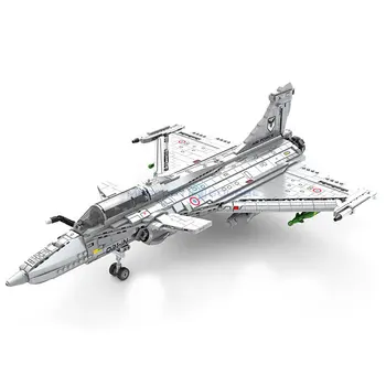Militar Fighter Rafale Awacs Lutador Modelo De Tijolos Arma Do Exército Avião Blocos De Construção De Brinquedo Para Menino De Presente