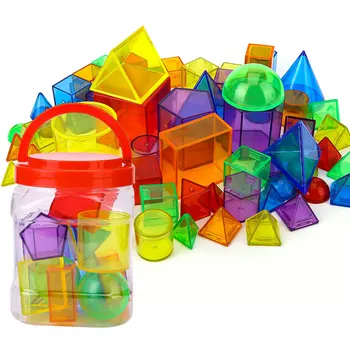 Montessori Translúcido Quebra-cabeças Geométrico Brinquedos arco-íris Blocos de DIY Pensar Jogo a Educação Sensorial de Aprendizagem Luz Mesa de Brinquedos