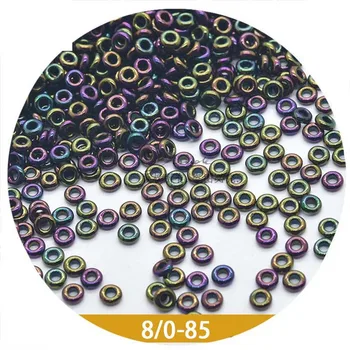 Japão Importou TOHO Multicolor Contas de Vidro Handmade DIY Material 8/0 Contas Redondas de 3mm de Metal da Série 5g Solta Pérolas para o Bordado