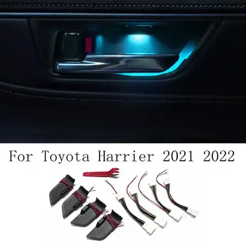 Carro Pega Da Porta Interior Tigela Humor Atmosfera De Luz De Lâmpada Decorativa Para Toyota Harrier 2020 2021 2022
