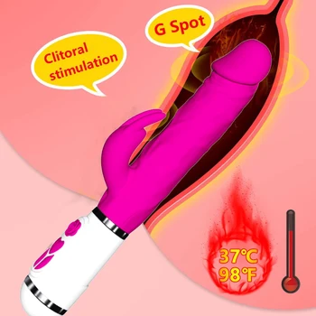 FAAK 10 Velocidade do Ponto de G Coelho Vibrador para as Mulheres Clitóris Massagem Vagina Estimular Vibratoria Vibrador Feminino Masturbador Brinquedo do Sexo