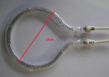 A 10 cm de diâmetro halogênio aquecedor de tubos de aquecimento do tubo de calor tipo tubo de 1000W morcego FGH-10A halogênio tubo
