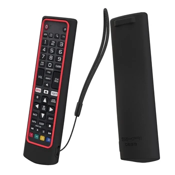 SIKAI capa de Silicone para LG Smart TV com controle Remoto AKB75095307 AKB75375604 AKB75675304 à prova de Choque, Tampa Protetora para LG TV Remote