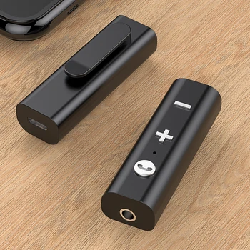 Kebidu ficha Jack de 3,5 mm de Áudio Bluetooth 5.0 Receptor De Fone de ouvido sem Fio Adaptador de Bluetooth Áudio Aux de Transferência de Música Para Fone de ouvido