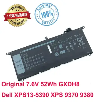 ORIGINAL 7.6 V 52WH DXGH8 0H754V H754V P82G Laptop Bateria Para Dell XPS 13 9380 9370 7390