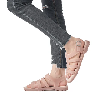 2022 Nova Melissa Flox Romano sandálias das Mulheres Jelly Shoes Moda Adulto Sandálias das Mulheres Sandalias Melissa Sapatos Femininos de Geléia de Sapato