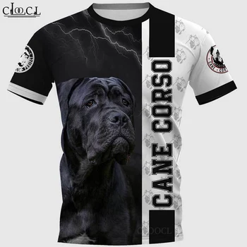 CLOOCL 2021 mais Recentes Popular de Cana-de-Corso T-Shirt de Verão Homens Mulheres Impressão 3D Hip Hop Tops em torno do Pescoço T-shirt Pulôver de Drop Shipping