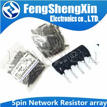 20pcs 5pin MERGULHO exclusão de Rede Resistor matriz de 470R 510R 470 510 1K 2K 2.2 K 3.3 4.7 K K 5.1 K 10K 20K 22K 47K 100K ohm A102J A103