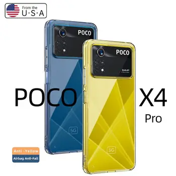 Transparente de Silicone Macio Casos para Xiaomi 11 Lite Pro POCO Pro X4 5G Caso Não Amarela Clara Ultra Slim Fino Telefone de Tampa Traseira