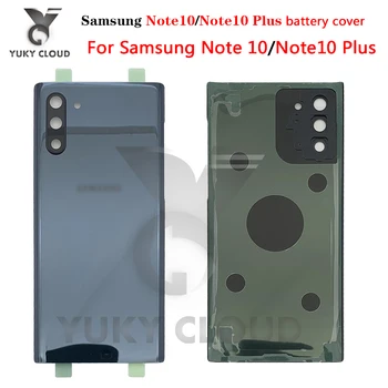 Samsung Galaxy Note 10 N975 Nota 10, além da Nota 10 Lite NOTE10+ Bateria Tampa Traseira Porta de Habitação + ouvido Câmera Lente de Vidro do Frame