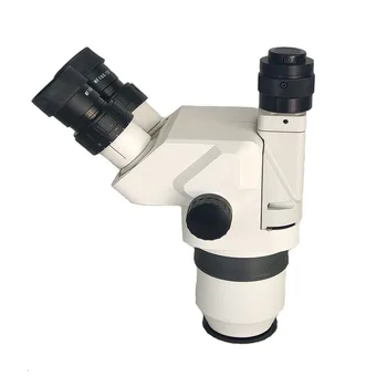 Profissional Trinocular Microscópio Estereofónico 8X-64X de Zoom da Câmara de Vídeo Microscopio Cabeça de soldagem Industrial Cirurgia de Reparação do PWB
