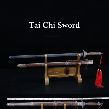 artesanato metal Tai Chi Espada de lâmina de aço Inoxidável palisander bainha comprimento=100cm Apto para exercer Enviar a um amigo um bom presente