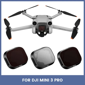 Liga de alumínio de Conjunto de filtros Para DJI Mini 3 Pro Câmera Óptica Lente de Vidro Mcuv Cpl ND8 ND16 ND32 ND64 Filtros Drone Accessoires