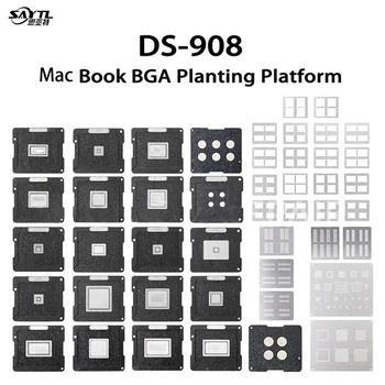 SAYTL de Solda estêncil Kit para Macbook Air/ Pro Chips BGA BGA Reballing Plataforma de Solda Kit de ferramentas para Macbook 2010-2018