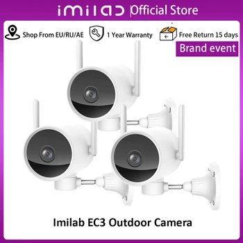 IMILAB EC3 ao ar livre Câmera de Segurança 2K Wifi do HD Smart AI Detecção Humana à prova d'água IP66 CCTV de Vigilância de Vídeo da Versão Global