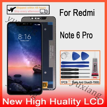 Original Para Xiaomi Redmi Nota 6 Pro Visor LCD Touch Screen Digitalizador Com Substituição do Quadro de