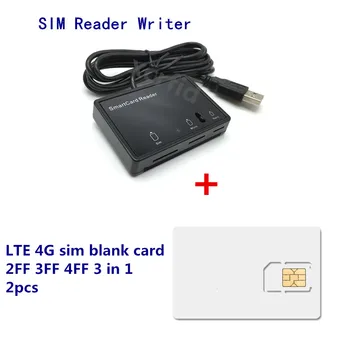 MCR3516 SIM Leitor Gravador Mini Nano Micro 2FF, 3FF, 4FF Cartão SIM Programável em Branco LTE USIM Cartão de 4G WCDMA GSM, e Sim de software
