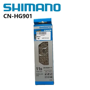 SHIMANO Dura-Ace XTR CN-HG901 HG900 9000 11S Velocidade da Cadeia de 116L Sem Ligação Rápida HG901 Cadeia Para M9000 6800 5800