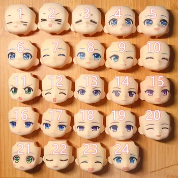 Novo Bonito Engraçado de Maquiagem GSC Substituição Rosto para Obitsu11、OB11、1/12bjbd Acessórios da Boneca Brinquedo de Menino Menina de Rosto
