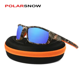 POLARSNOW 2020 Qualidade Superior da Marca Camo Armação Óculos de Sol com Lente Polarizada Homens de Esportes de Pesca Óculos de sol Óculos de proteção UV400 Óculos PS8621